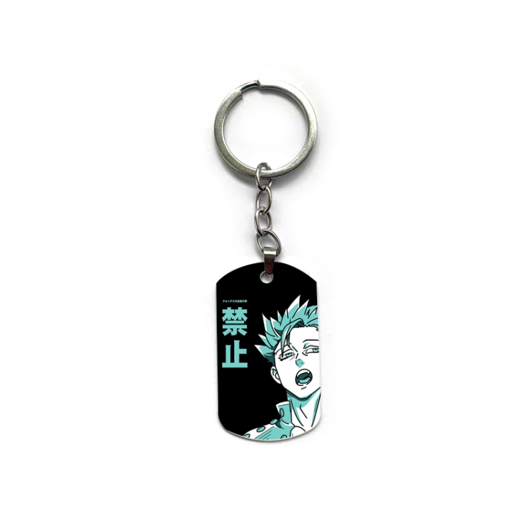 The Seven Deadly Sins Anime double-sided full-color printed keychain price for 5 pcs