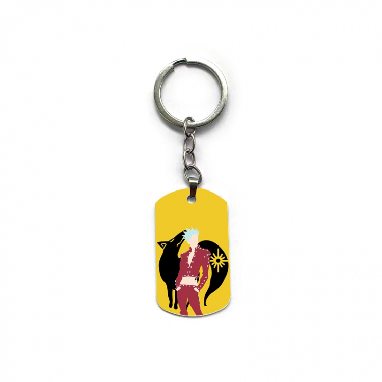 The Seven Deadly Sins Anime double-sided full-color printed keychain price for 5 pcs