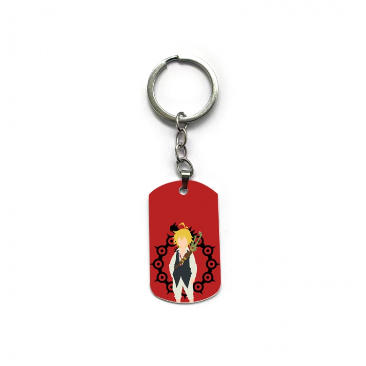 The Seven Deadly Sins Anime double-sided full-color printed keychain price for 5 pcs