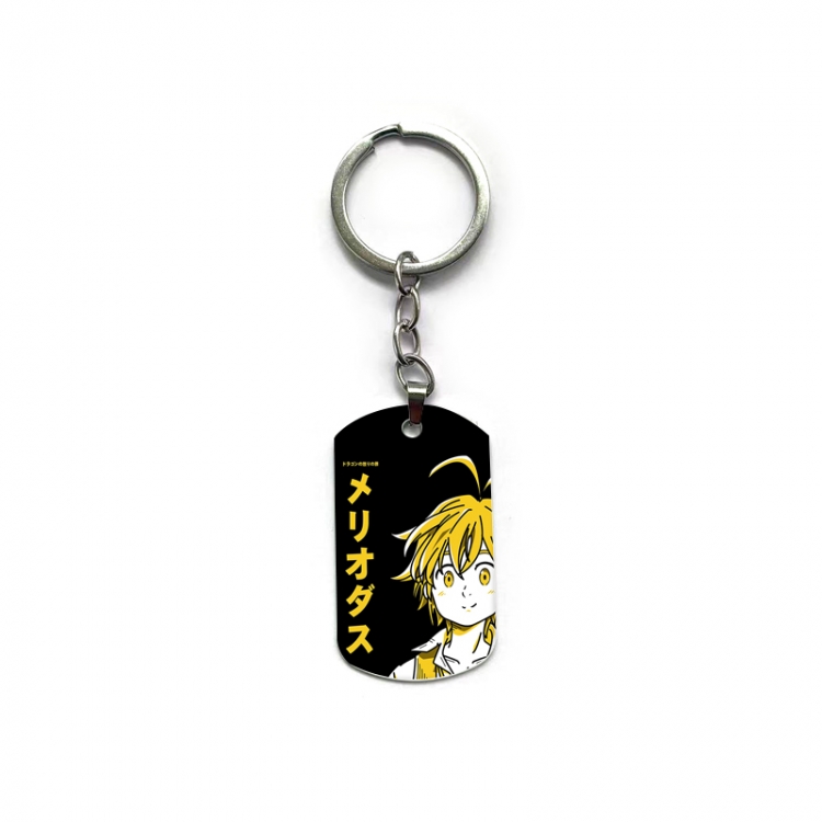 The Seven Deadly Sins Anime double-sided full-color printed keychain price for 5 pcs