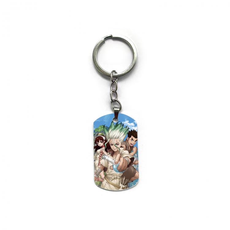 Dr.STONE  Anime double-sided full-color printed keychain price for 5 pcs