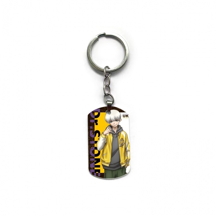 Dr.STONE  Anime double-sided full-color printed keychain price for 5 pcs