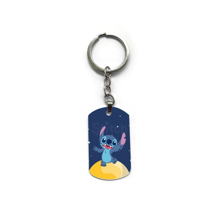  Lilo & Stitch Anime double-sided full-color printed keychain price for 5 pcs