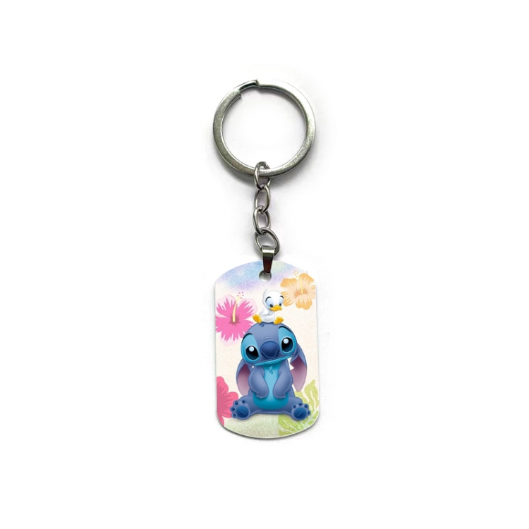  Lilo & Stitch Anime double-sided full-color printed keychain price for 5 pcs