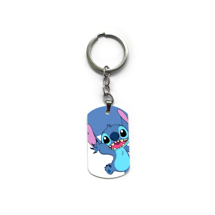  Lilo & Stitch Anime double-sided full-color printed keychain price for 5 pcs