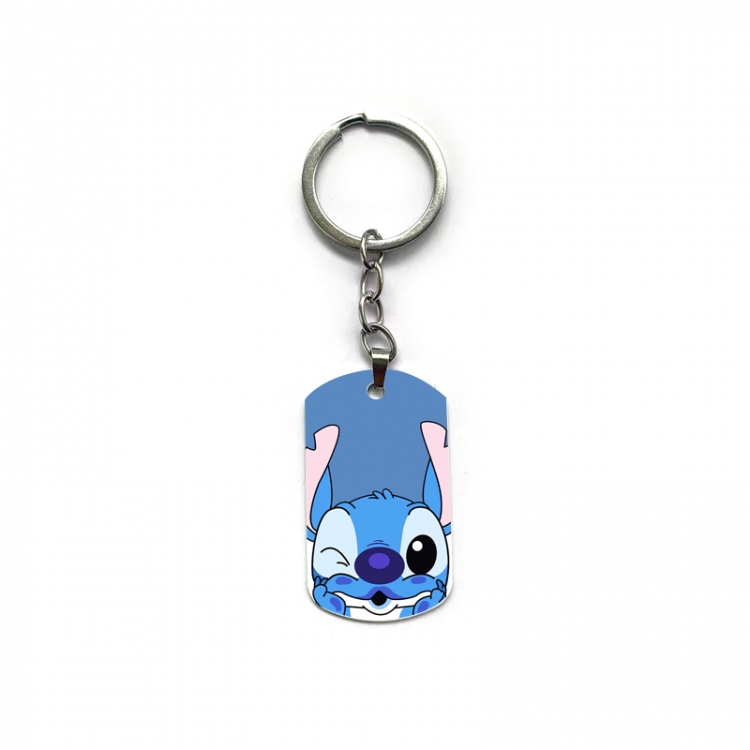  Lilo & Stitch Anime double-sided full-color printed keychain price for 5 pcs