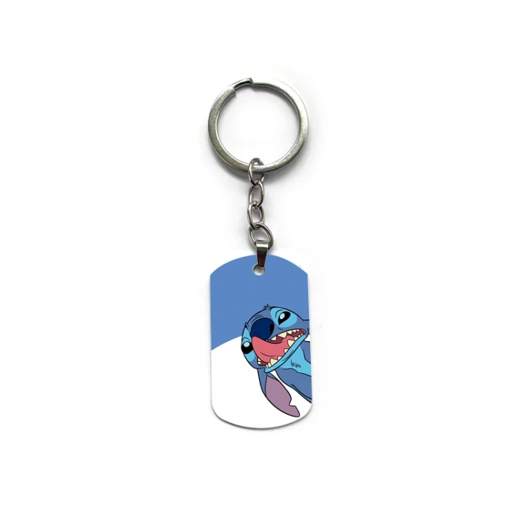  Lilo & Stitch Anime double-sided full-color printed keychain price for 5 pcs