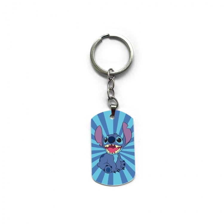  Lilo & Stitch Anime double-sided full-color printed keychain price for 5 pcs