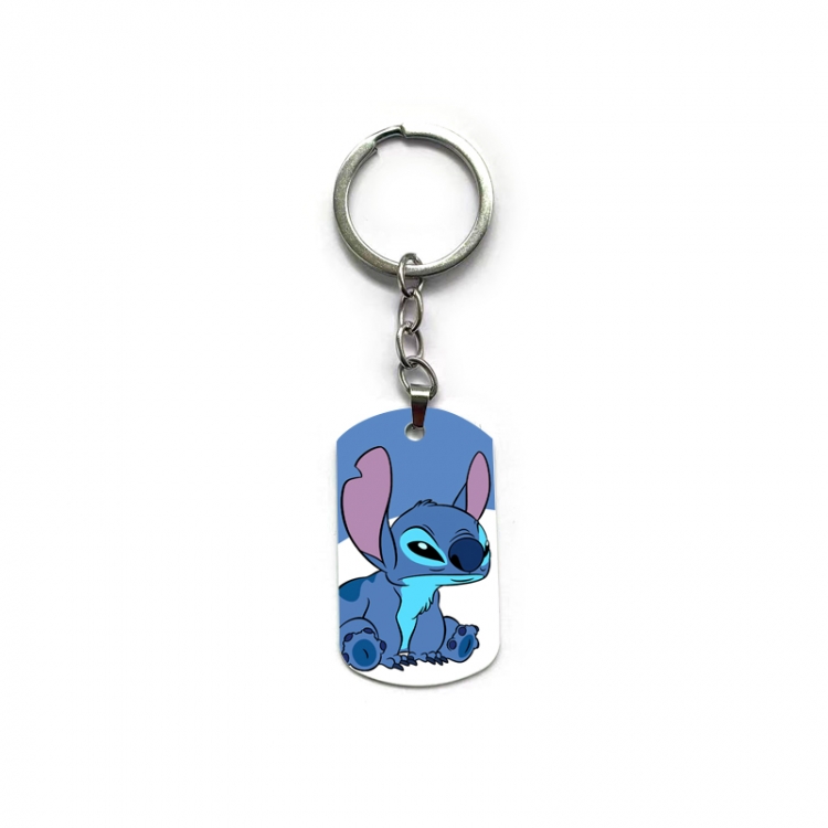  Lilo & Stitch Anime double-sided full-color printed keychain price for 5 pcs