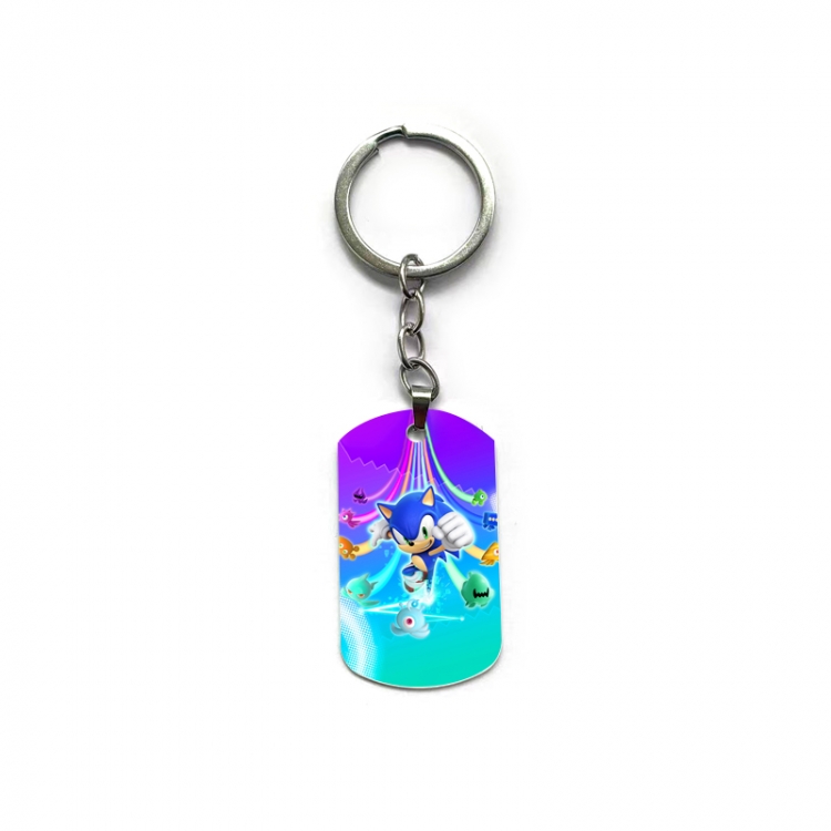 Sonic The Hedgehog Anime double-sided full-color printed keychain price for 5 pcs