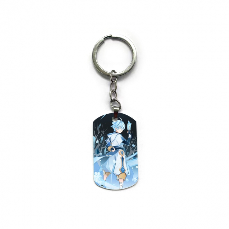 Genshin Impact Anime double-sided full-color printed keychain price for 5 pcs