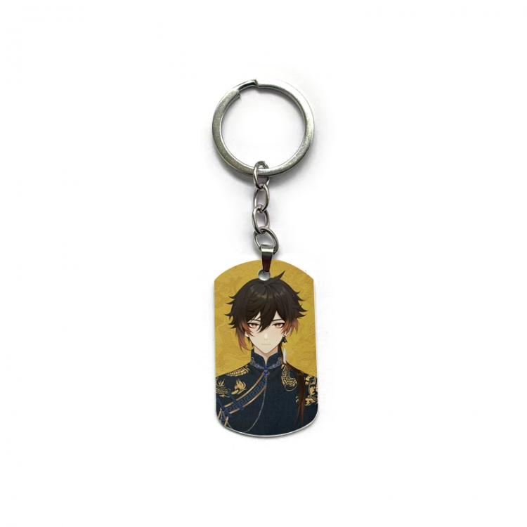 Genshin Impact Anime double-sided full-color printed keychain price for 5 pcs