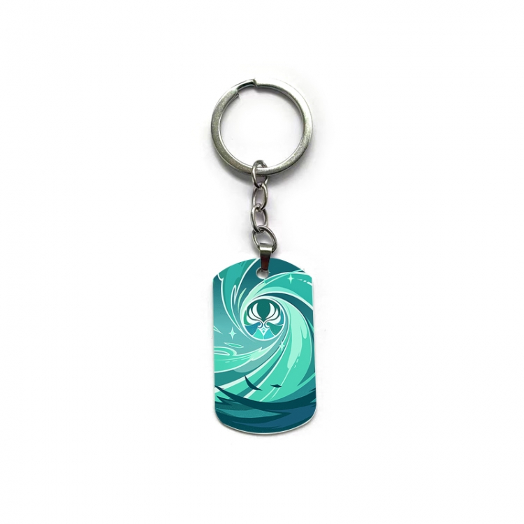 Genshin Impact Anime double-sided full-color printed keychain price for 5 pcs