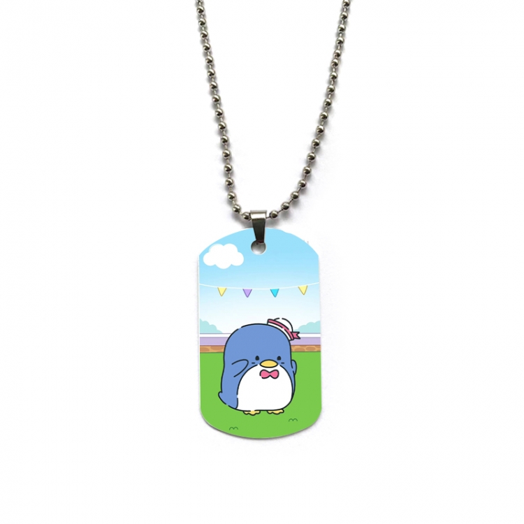 sanrio Anime double-sided full color printed military brand necklace price for 5 pcs