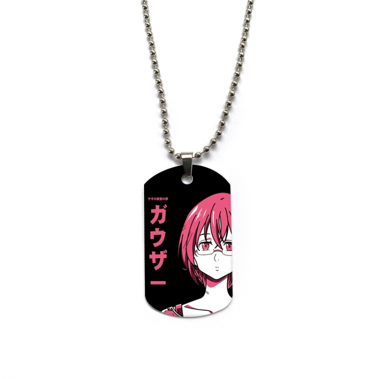 The Seven Deadly Sins Anime double-sided full color printed military brand necklace price for 5 pcs