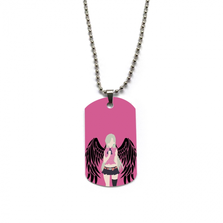 The Seven Deadly Sins Anime double-sided full color printed military brand necklace price for 5 pcs