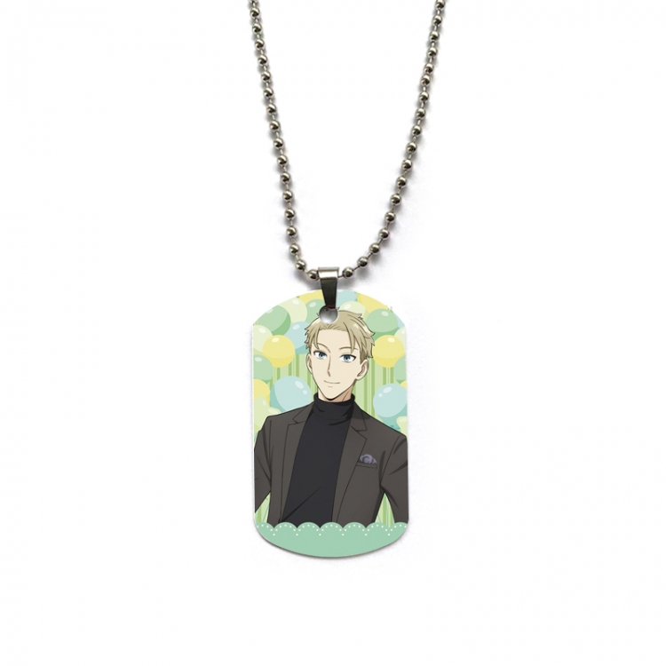 SPY×FAMILY Anime double-sided full color printed military brand necklace price for 5 pcs