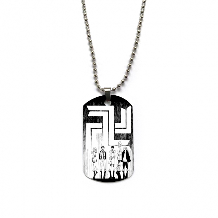 Tokyo Revengers Anime double-sided full color printed military brand necklace price for 5 pcs