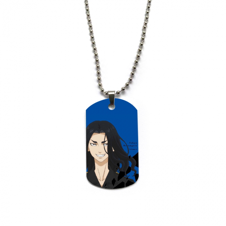 Tokyo Revengers Anime double-sided full color printed military brand necklace price for 5 pcs