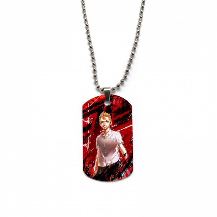 Tokyo Revengers Anime double-sided full color printed military brand necklace price for 5 pcs