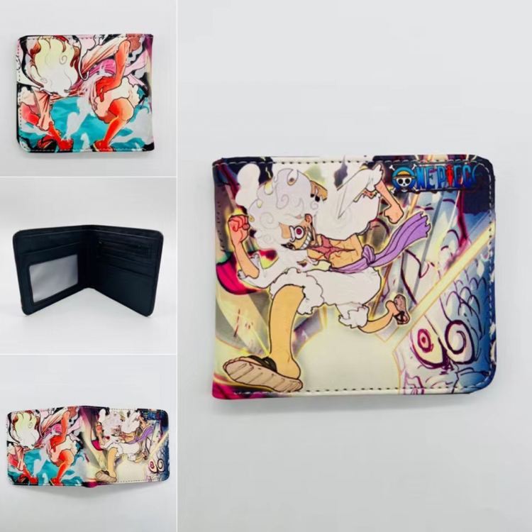 One Piece Full color Two fold short card case wallet 11X9.5CM 