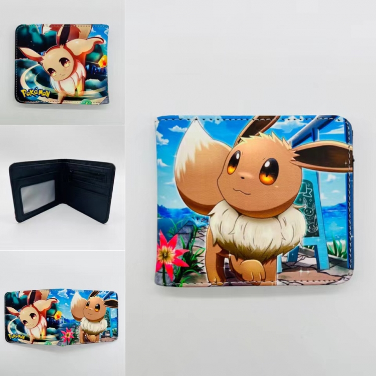 Pokemon Full color Two fold short card case wallet 11X9.5CM
