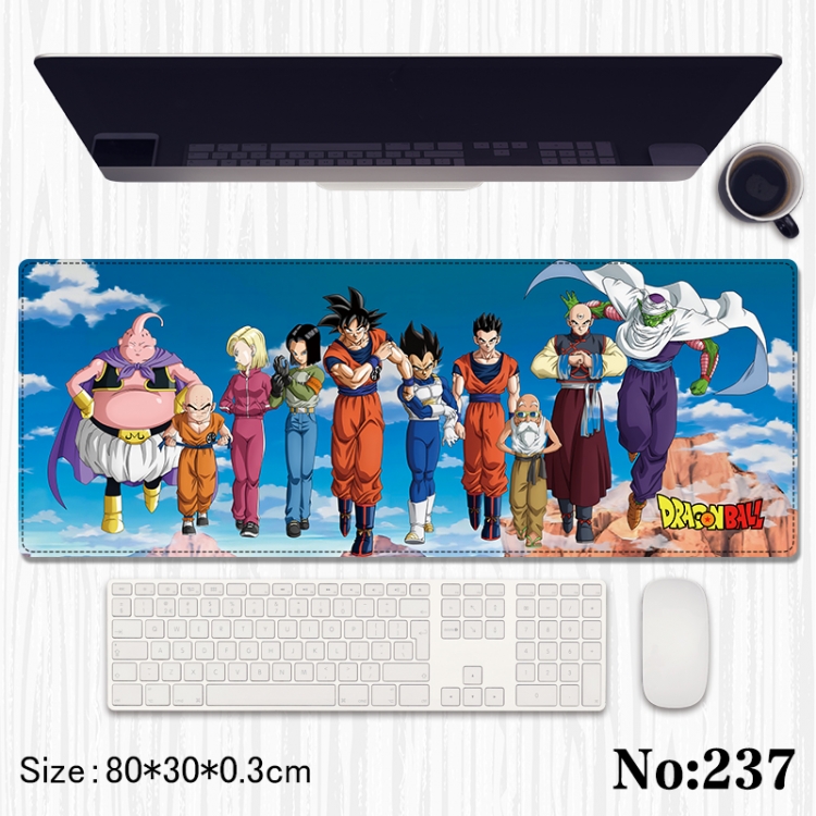 DRAGON BALL Anime peripheral computer mouse pad office desk pad multifunctional pad 80X30X0.3cm