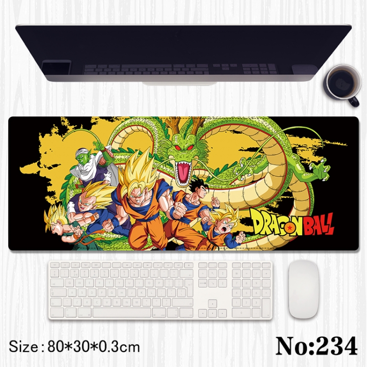 DRAGON BALL Anime peripheral computer mouse pad office desk pad multifunctional pad 80X30X0.3cm