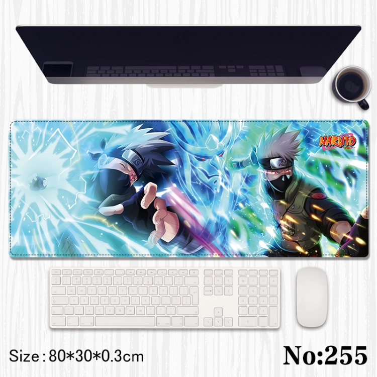 Naruto Anime peripheral computer mouse pad office desk pad multifunctional pad 80X30X0.3cm