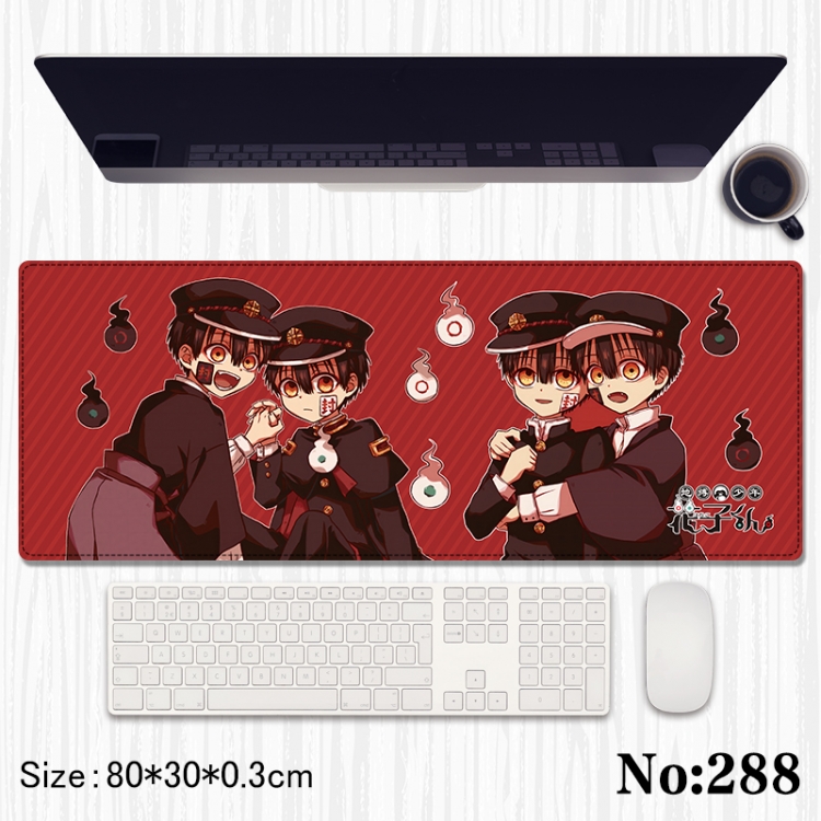 Toilet-bound Hanako-kun Anime peripheral computer mouse pad office desk pad multifunctional pad 80X30X0.3cm