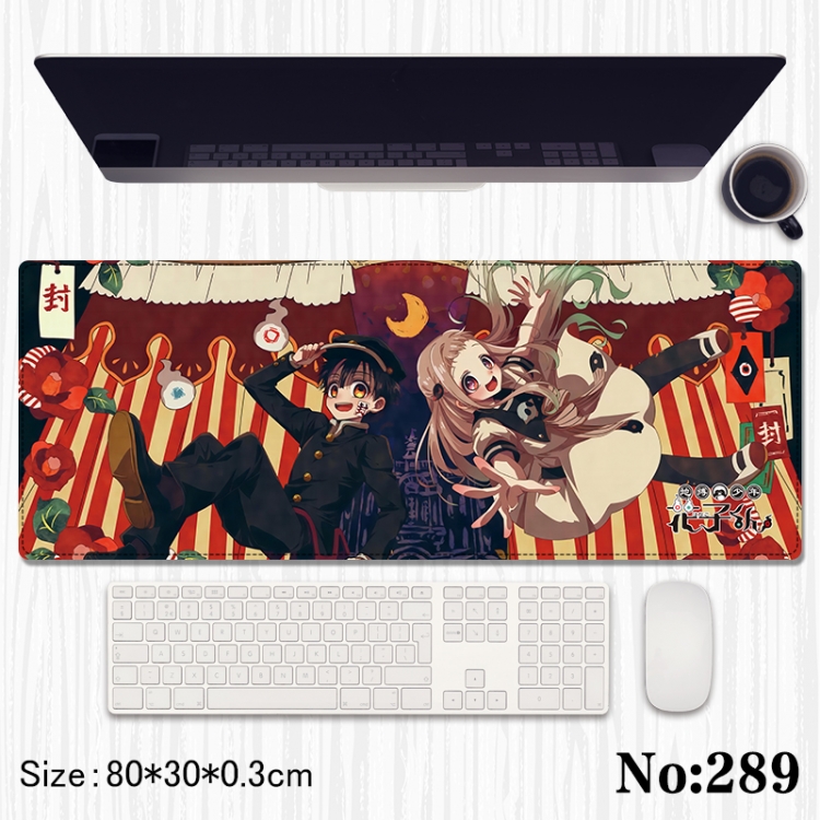 Toilet-bound Hanako-kun Anime peripheral computer mouse pad office desk pad multifunctional pad 80X30X0.3cm