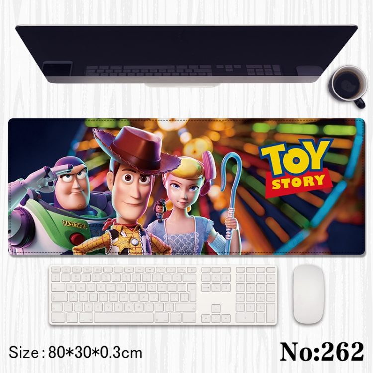 Toy Story Anime peripheral computer mouse pad office desk pad multifunctional pad 80X30X0.3cm