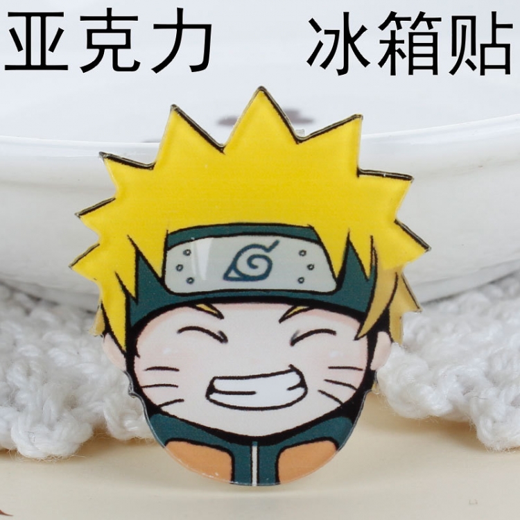 Naruto Refrigerator magnetic sticker decoration magnet sticker 3-5cm price for 10 pcs A68