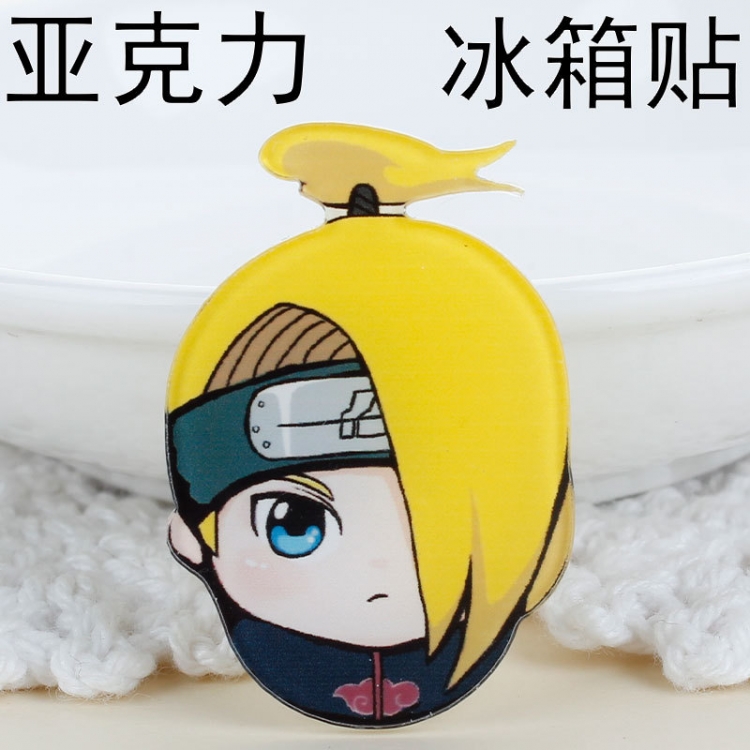 Naruto Refrigerator magnetic sticker decoration magnet sticker 3-5cm price for 10 pcs A60