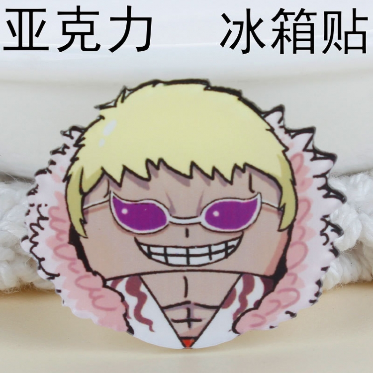 One Piece Acrylic material Refrigerator magnetic sticker decoration magnet sticker 3-5cm price for 10 pcs A94