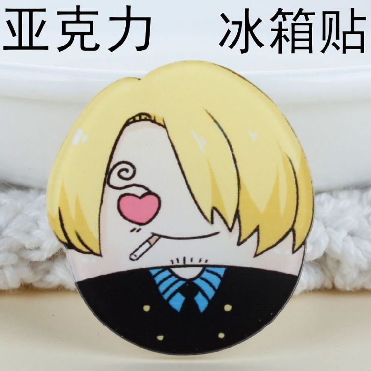 One Piece Acrylic material Refrigerator magnetic sticker decoration magnet sticker 3-5cm price for 10 pcs A90
