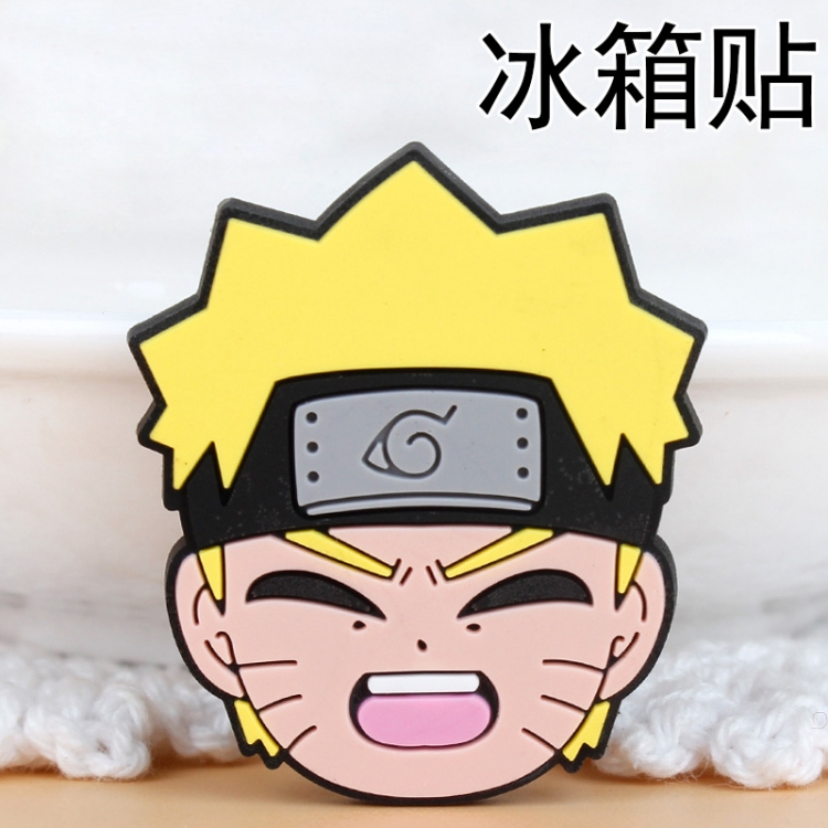 Naruto Soft rubber material refrigerator decoration magnet magnetic sticker 3-5 cm  price for 10 pcs