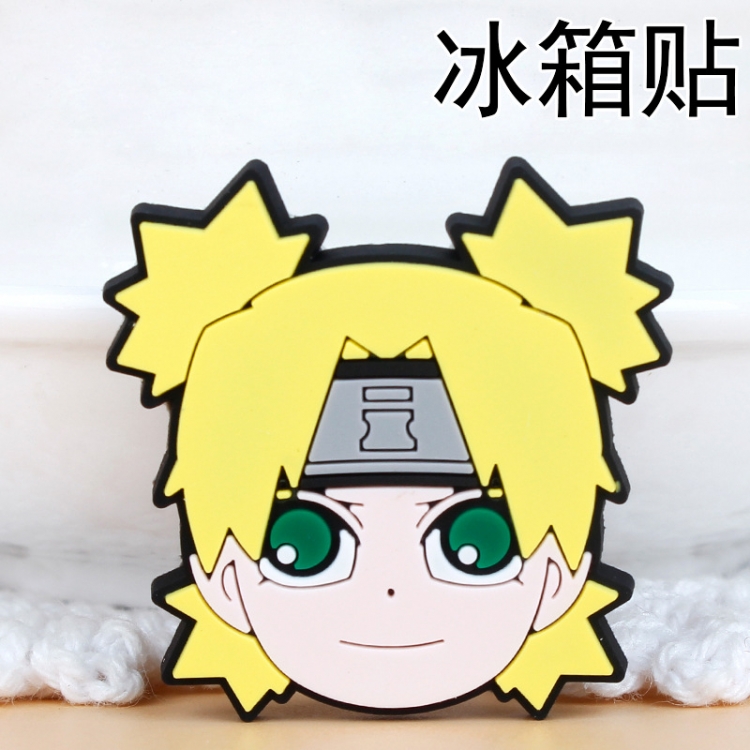 Naruto Soft rubber material refrigerator decoration magnet magnetic sticker 3-5 cm  price for 10 pcs