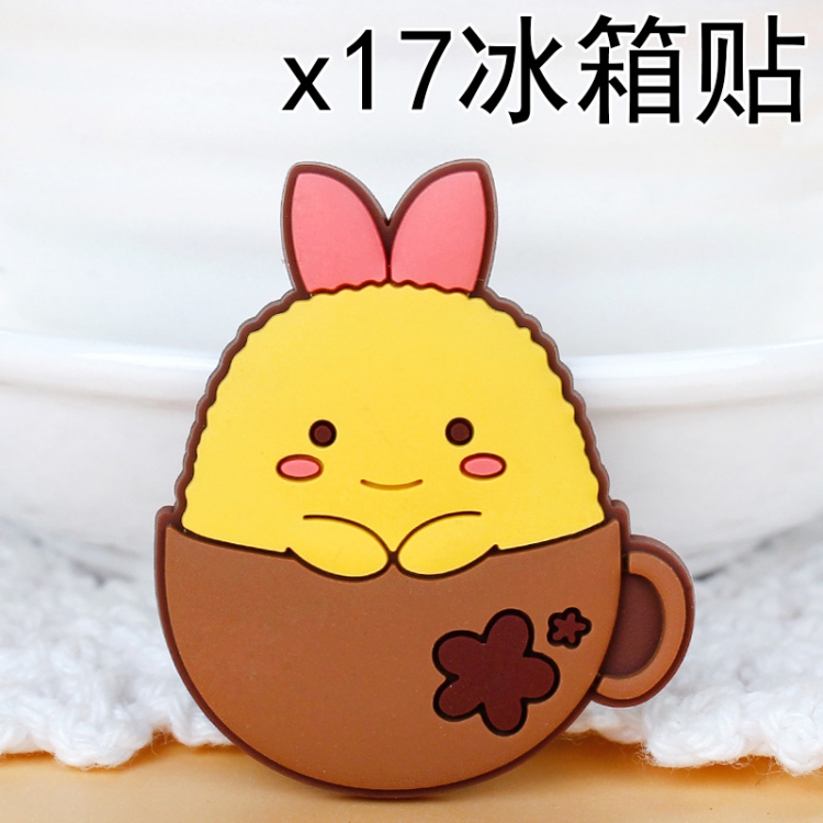 Corner creatures Soft rubber material refrigerator decoration magnet magnetic sticker 3-5 cm  price for 10 pcs