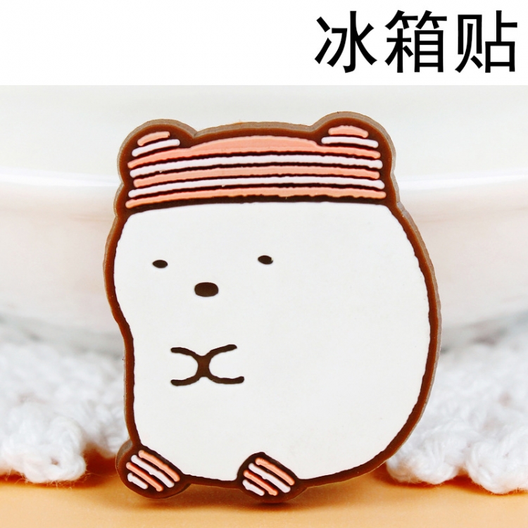 Corner creatures Soft rubber material refrigerator decoration magnet magnetic sticker 3-5 cm  price for 10 pcs