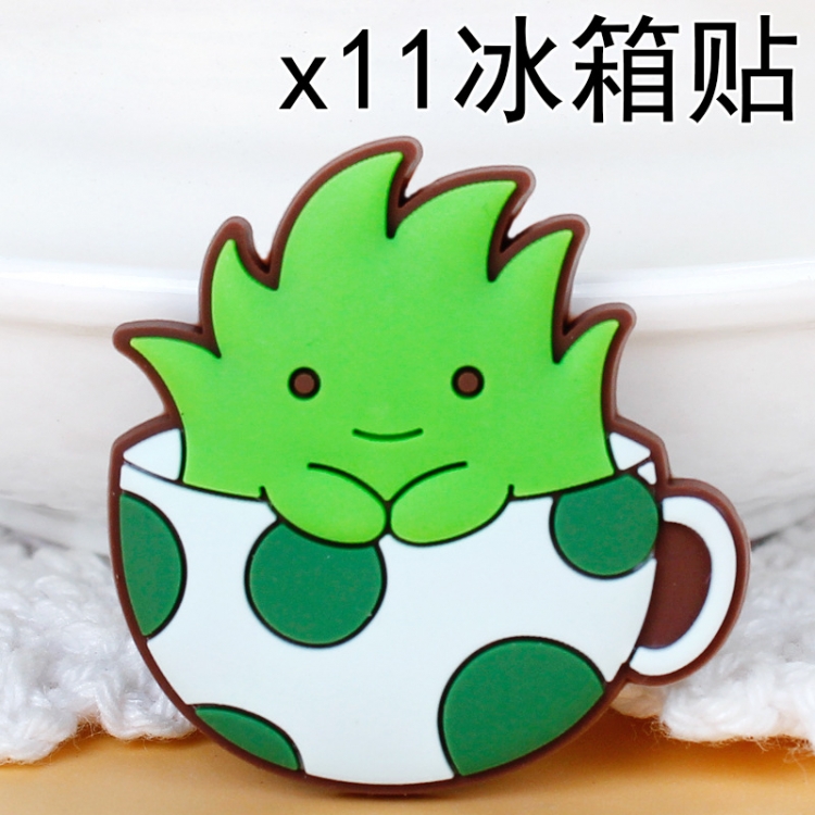 Corner creatures Soft rubber material refrigerator decoration magnet magnetic sticker 3-5 cm  price for 10 pcs