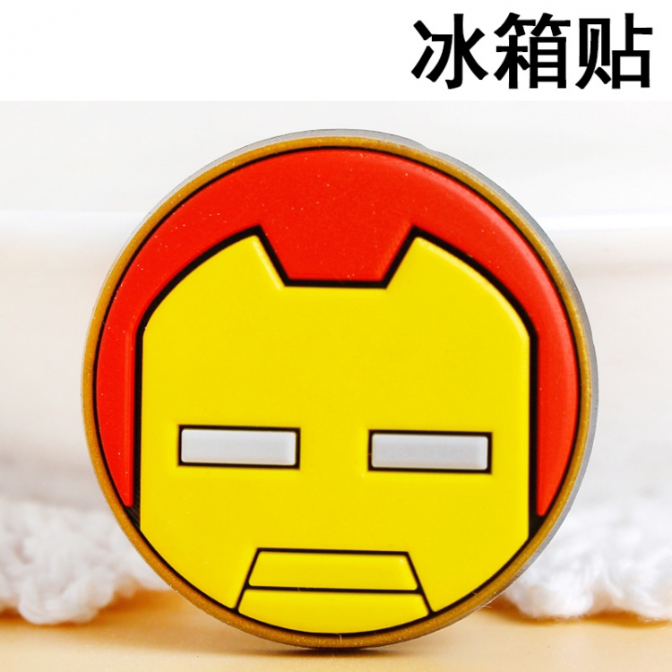 Iron Man Soft rubber material refrigerator decoration magnet magnetic sticker 3-5 cm  price for 10 pcs