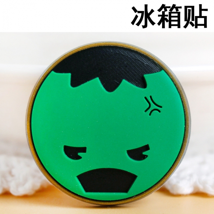 The Hulk  Soft rubber material refrigerator decoration magnet magnetic sticker 3-5 cm  price for 10 pcs