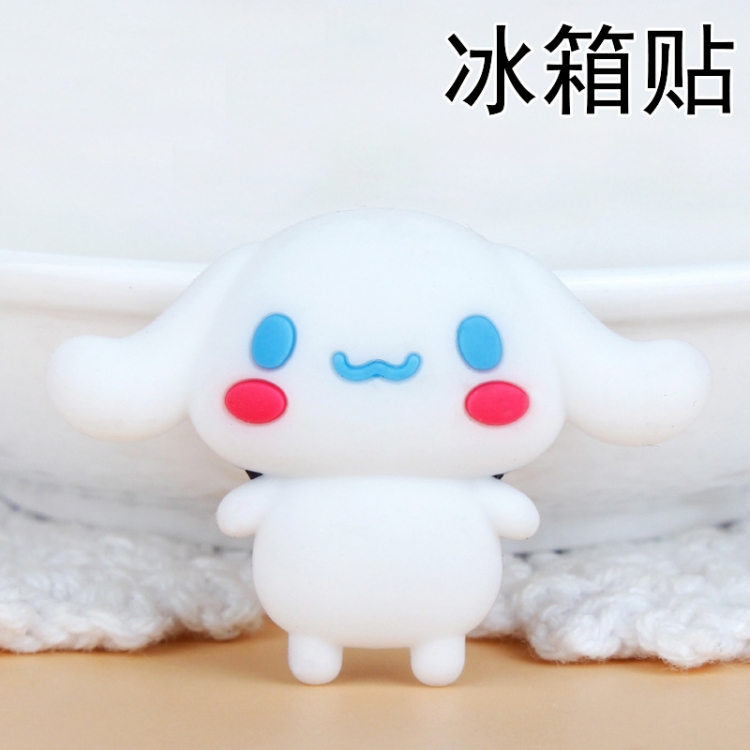 Cinnamoroll  Soft rubber material refrigerator decoration magnet magnetic sticker 3-5 cm  price for 10 pcs