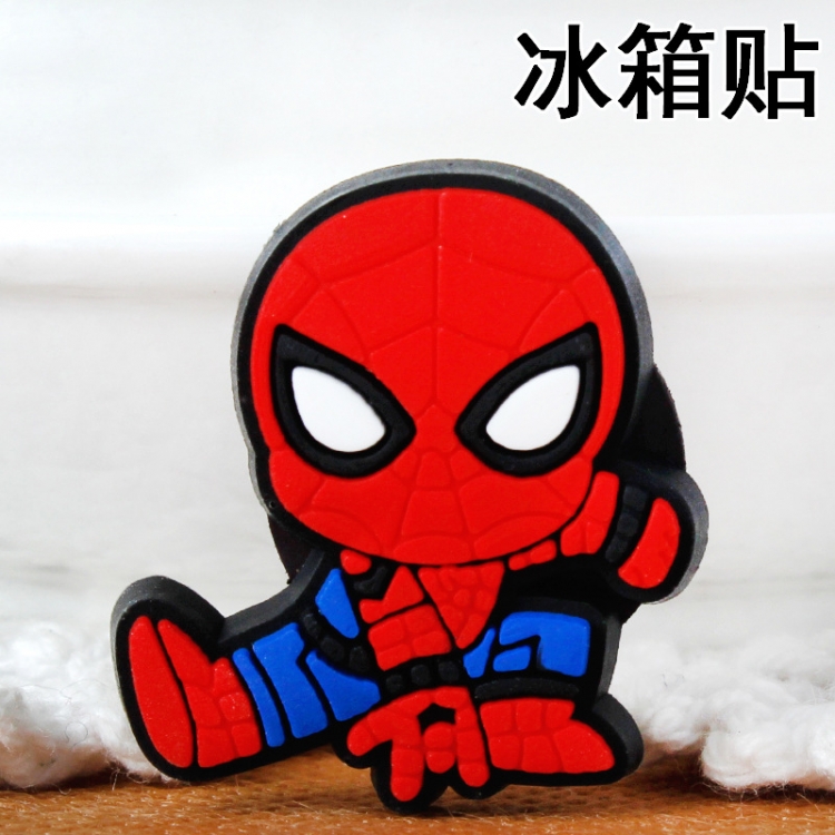 SpidermanSoft rubber material refrigerator decoration magnet magnetic sticker 3-5 cm  price for 10 pcs