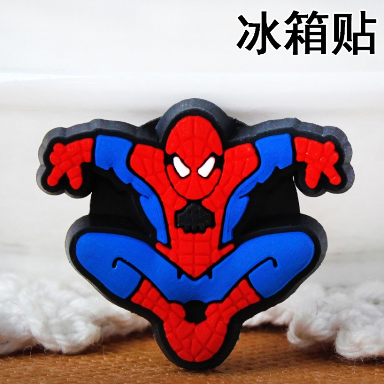 SpidermanSoft rubber material refrigerator decoration magnet magnetic sticker 3-5 cm  price for 10 pcs