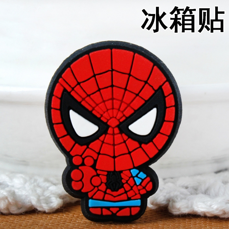 SpidermanSoft rubber material refrigerator decoration magnet magnetic sticker 3-5 cm  price for 10 pcs