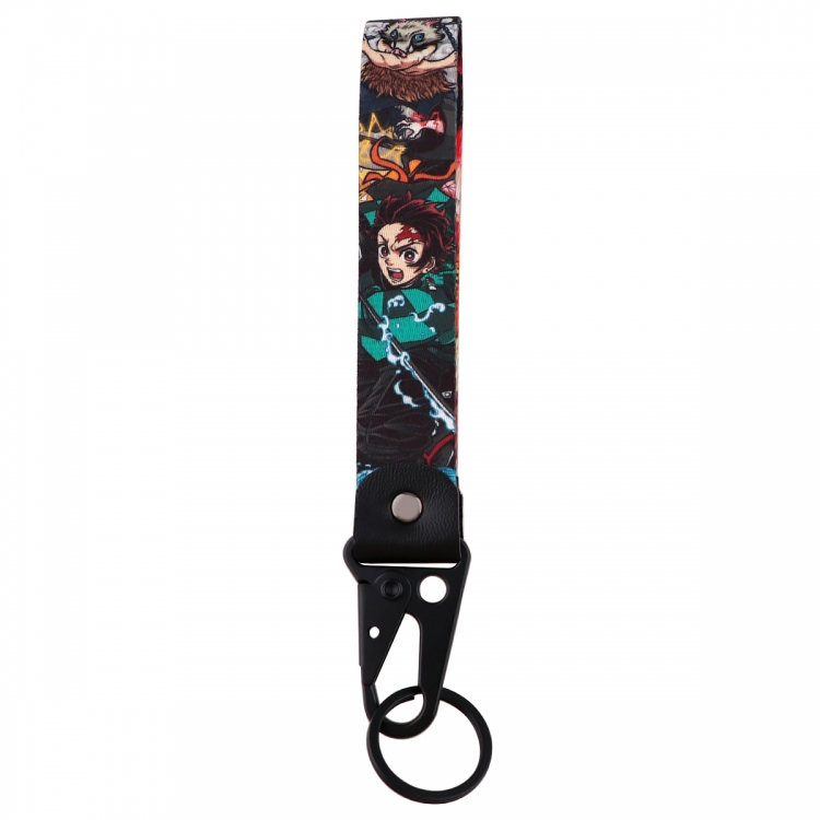 Demon Slayer Kimets Eagle beak keychain bag hanging piece leather rope hanging rope 9x2.5cm 30G price for 5 pcs HX9354