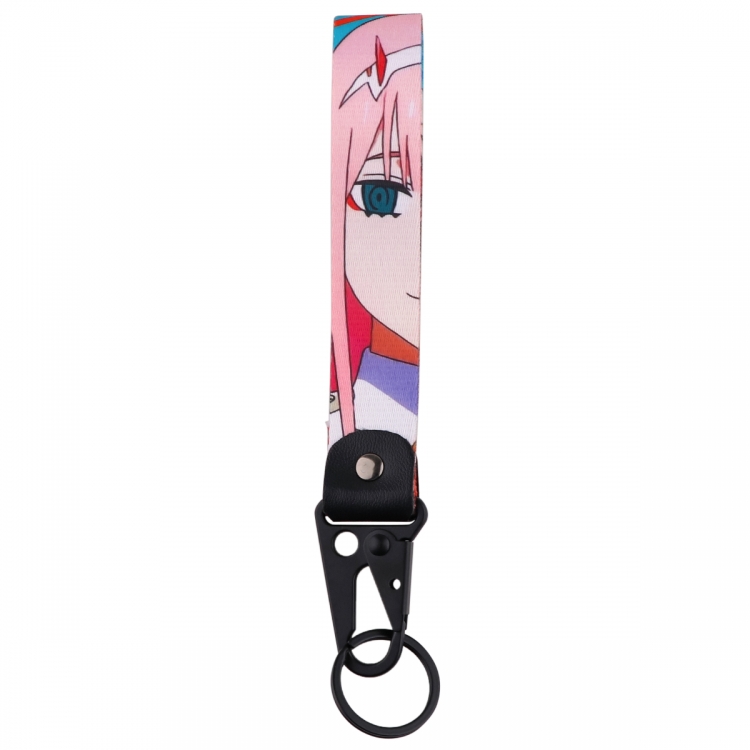 DARLING in the FRANXX Eagle beak keychain bag hanging piece leather rope hanging rope 9x2.5cm 30G price for 5 pcs HX9074