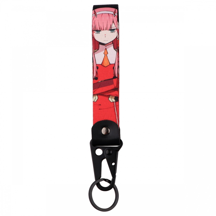 DARLING in the FRANXX Eagle beak keychain bag hanging piece leather rope hanging rope 9x2.5cm 30G price for 5 pcs HX9808